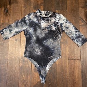 Tie dye body suit, super soft size medium
